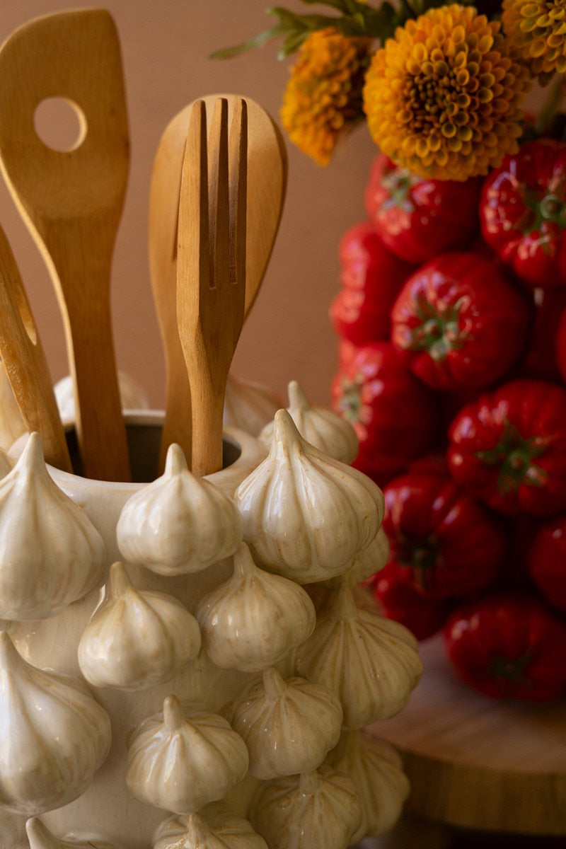 Garlic Ceramic Vase
