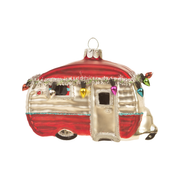 Festive Trailer Ornament - Red - Just Fabulous Palm Springs