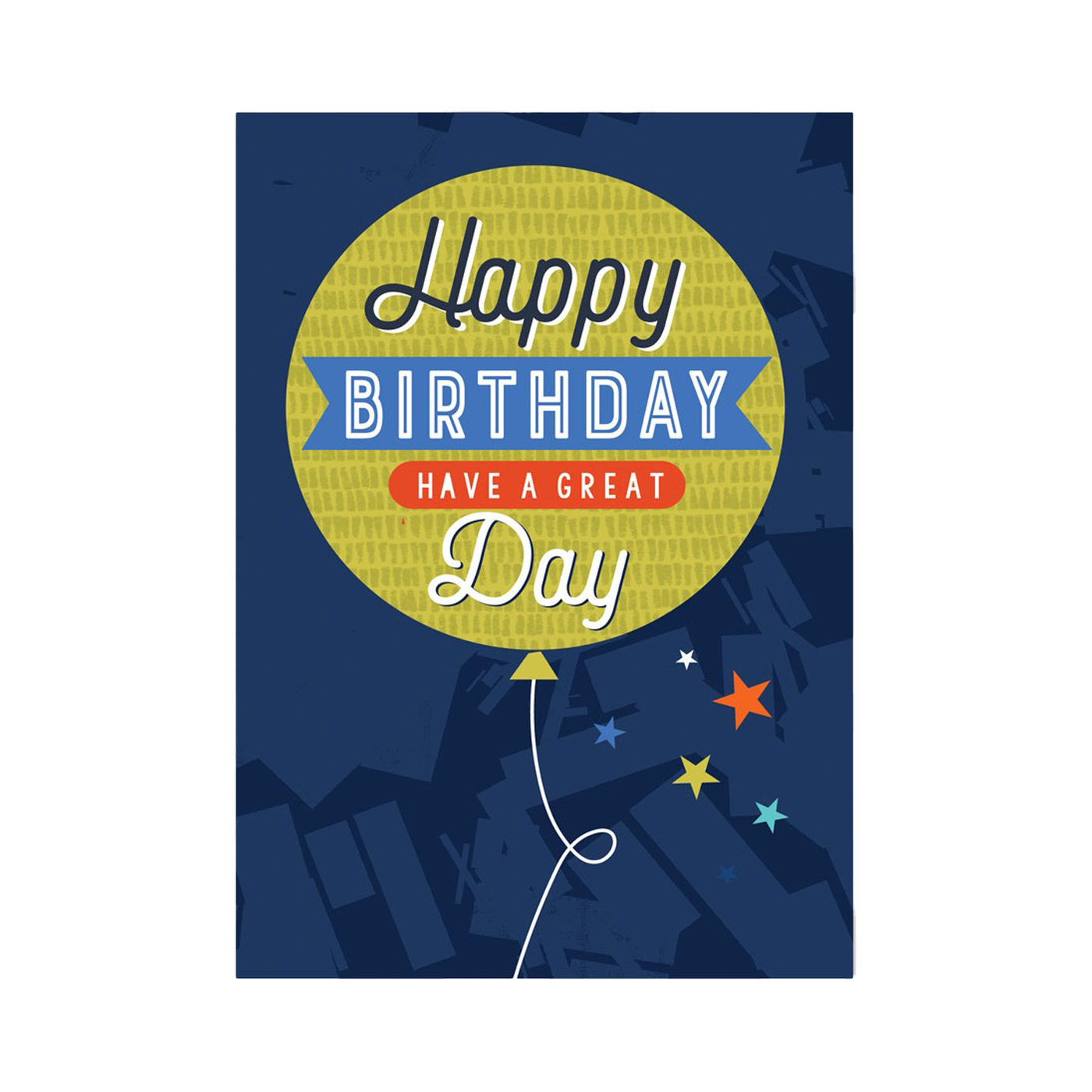 Campus Balloon Birthday Card