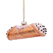 Cannoli Ornament - Chocolate