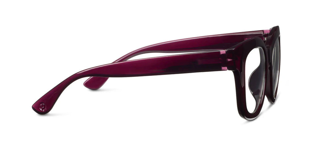 Center Stage Focus Reading Glasses - Dark Cherry