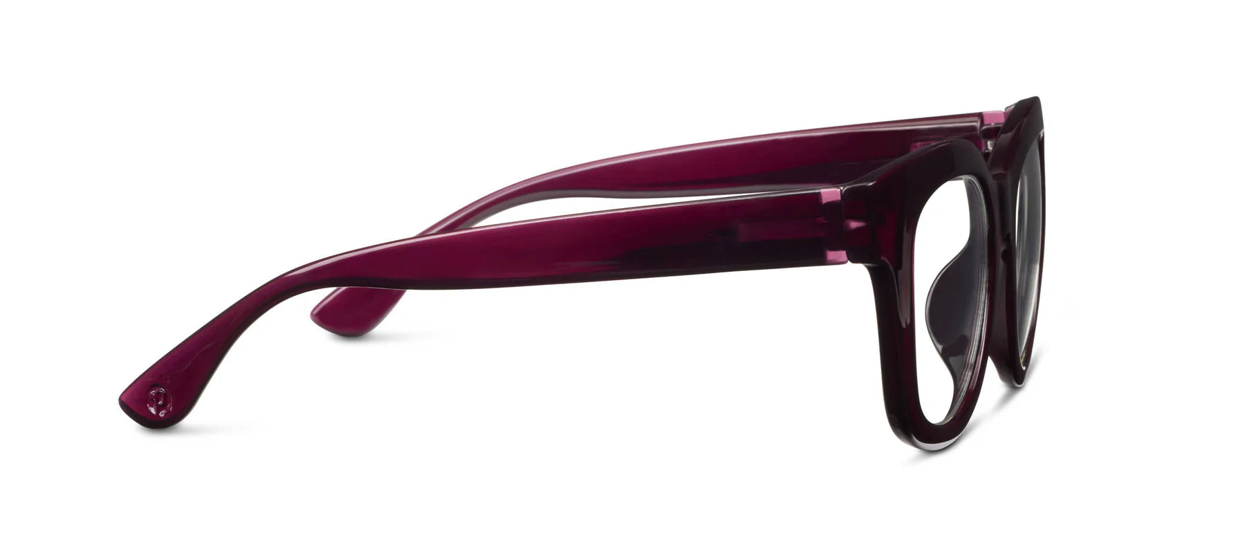 Center Stage Focus Reading Glasses - Dark Cherry