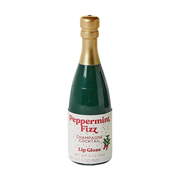 Champagne Bottle Lip Gloss - Peppermint Fizz/Translucent Pink