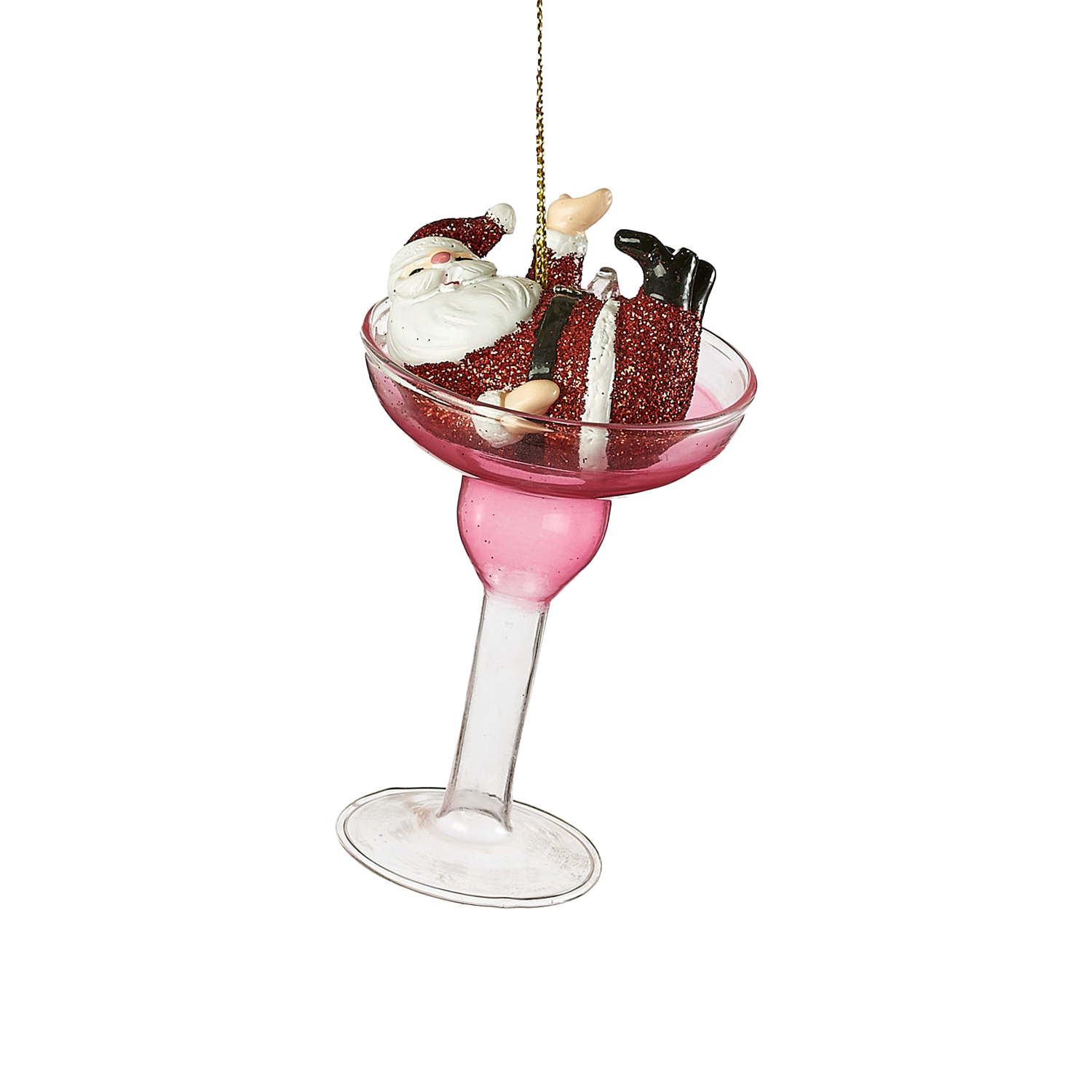 Cheers Santa Ornament - Margarita