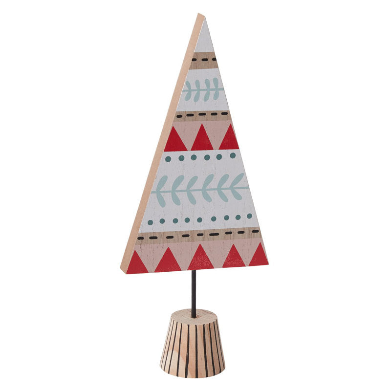 Christmas Sweater Tabletop Wood Tree