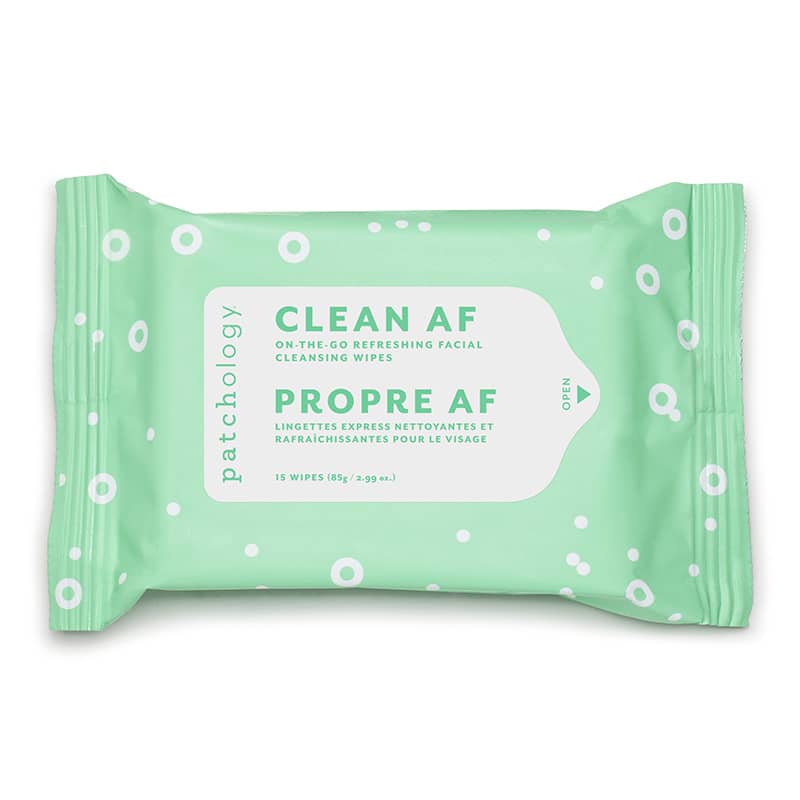 Clean AF On-The-Go Facial Cleaning Wipes