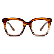 Cleo Reading Glasses - Brown Ombre Horn
