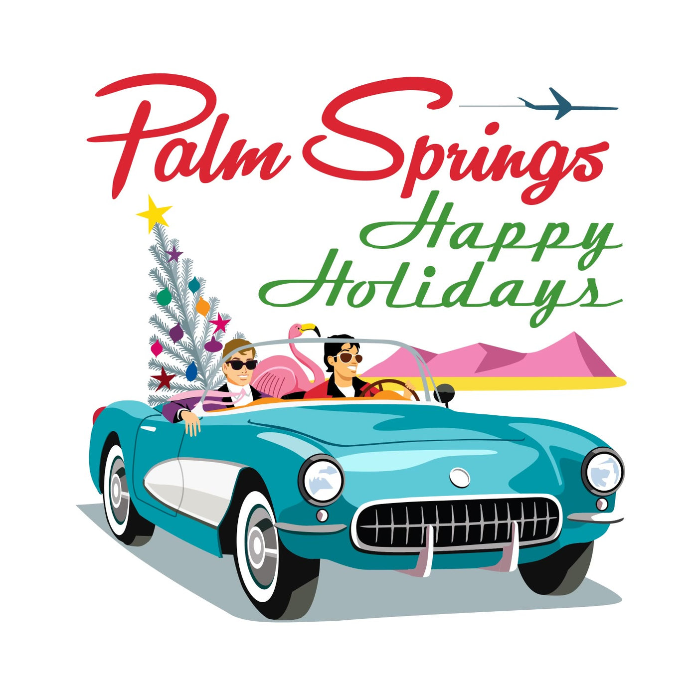 Palm Springs Holiday Corvette Coaster