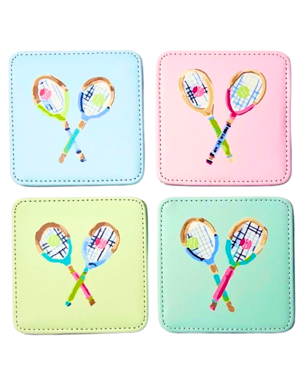 Serve It Up Coasters (Set Of 4)