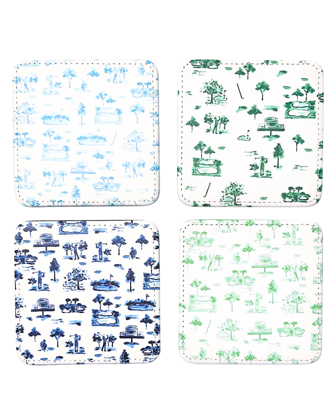 Tee Time Coasters (Set Of 4)