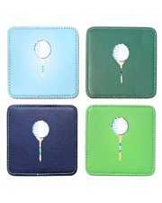 Tee Time Coasters (Set Of 4)