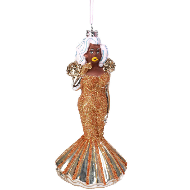 Drag Queens Ornament - Blue Wig