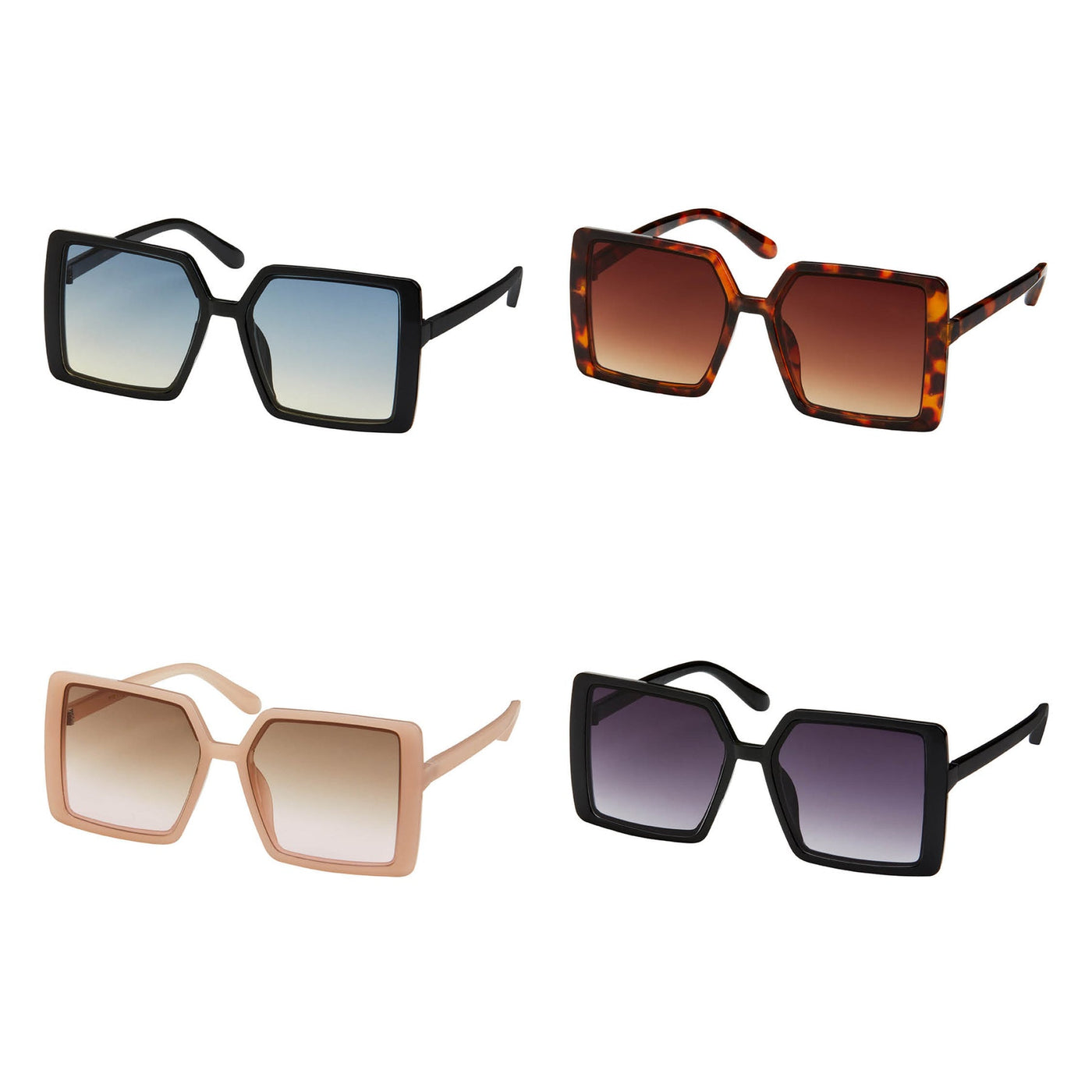 Rose Collection - Oversized Square Sunglasses