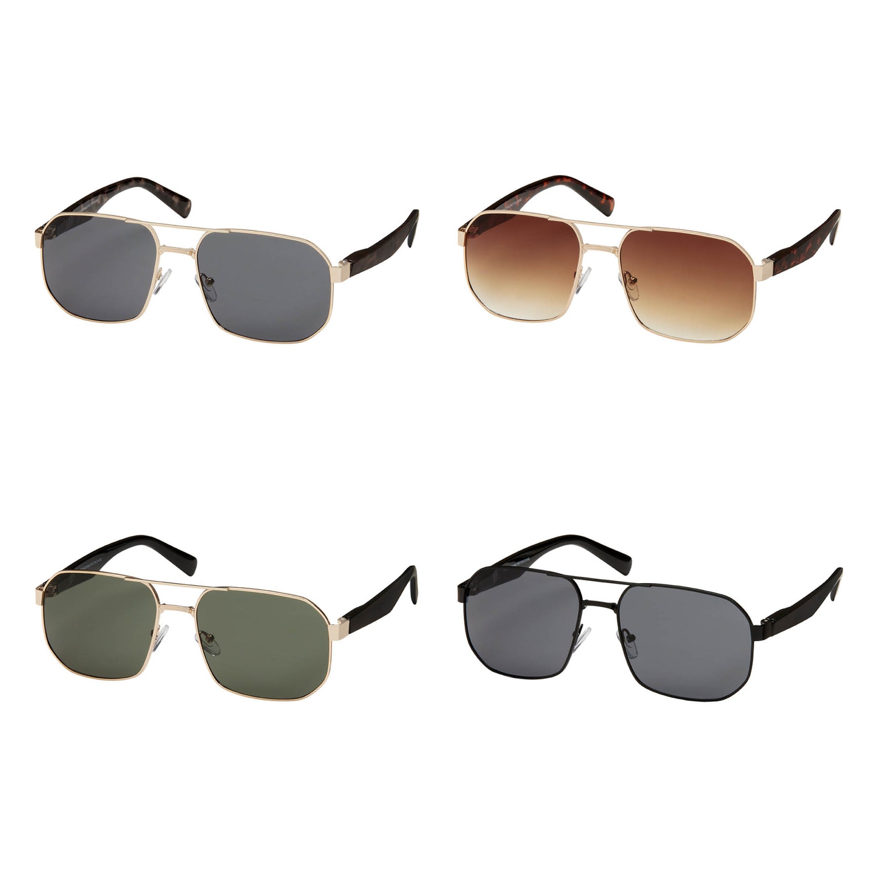 Weekend Collection - Square Aviator Sunglasses - Just Fabulous Palm Springs