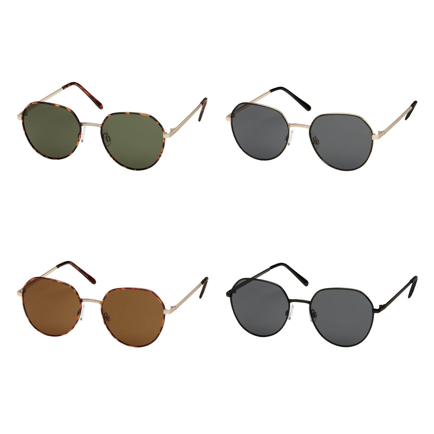 Jade Collection - Metal Round Sunglasses