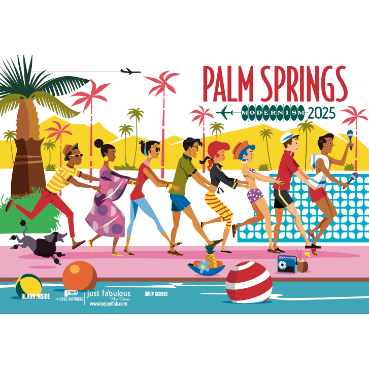 Greeting Card: Conga Modernism 2025 (Blank Inside)