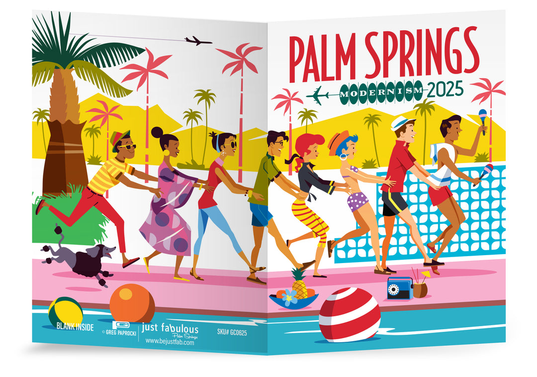 Greeting Card: Conga Modernism 2025 (Blank Inside)
