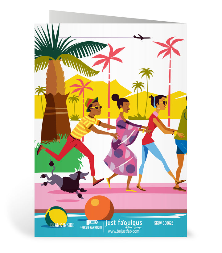Greeting Card: Conga Modernism 2025 (Blank Inside)