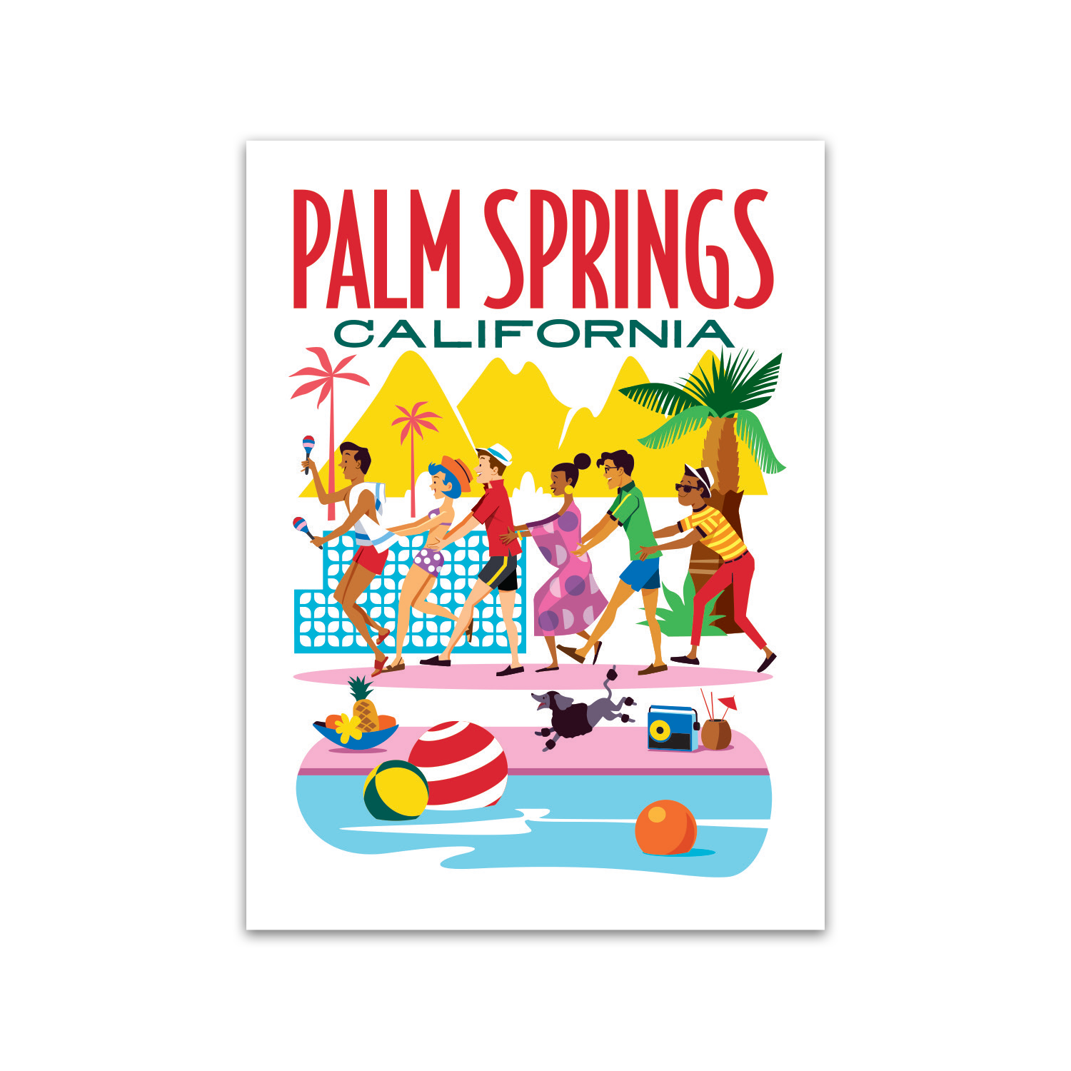 Magnet: Palm Springs Summer Conga