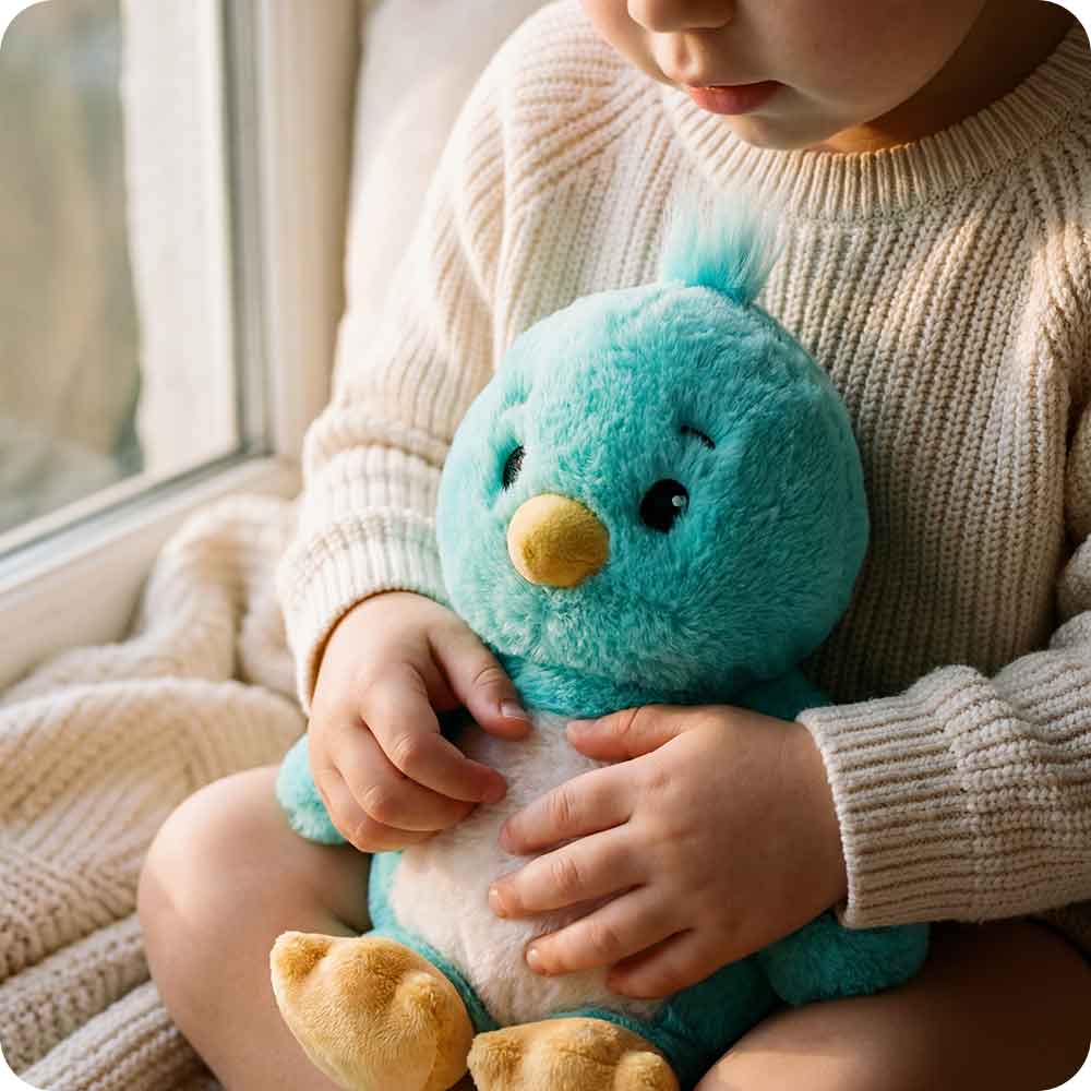 Cute Blue Bird 13" Warmies Plush