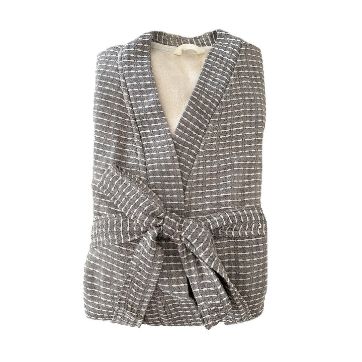 Cozy Turkish Cotton Grey Robe