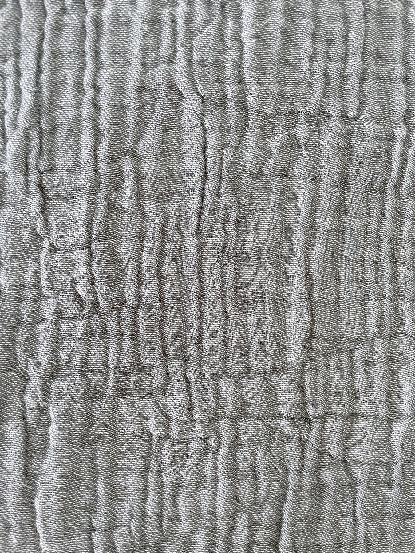Crinkled Turkish Cotton Cuddle Robe - Charcoal Grey