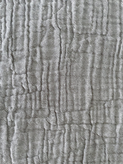 Crinkled Turkish Cotton Cuddle Robe - Charcoal Grey