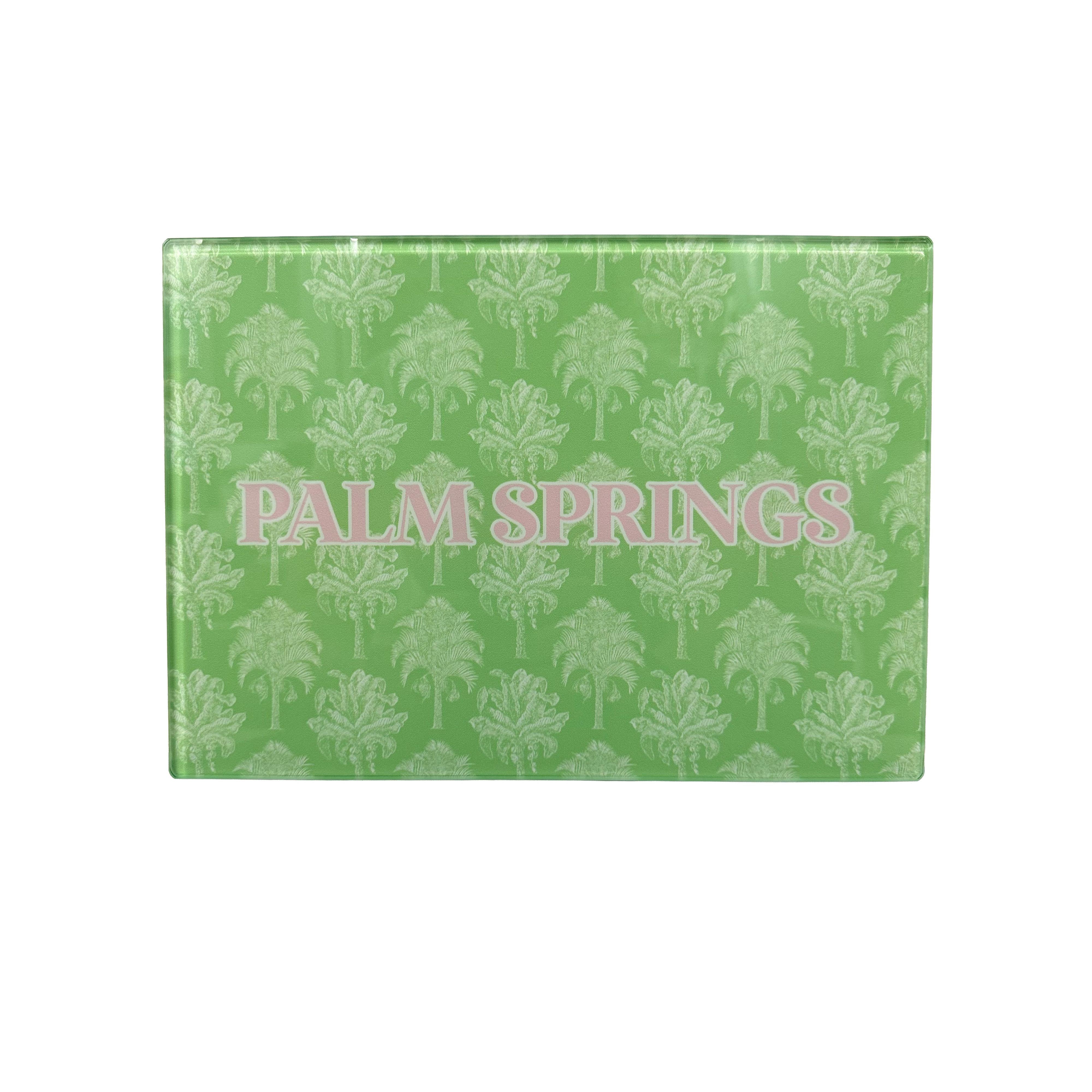 Palm Springs Green Palm Cutting Board