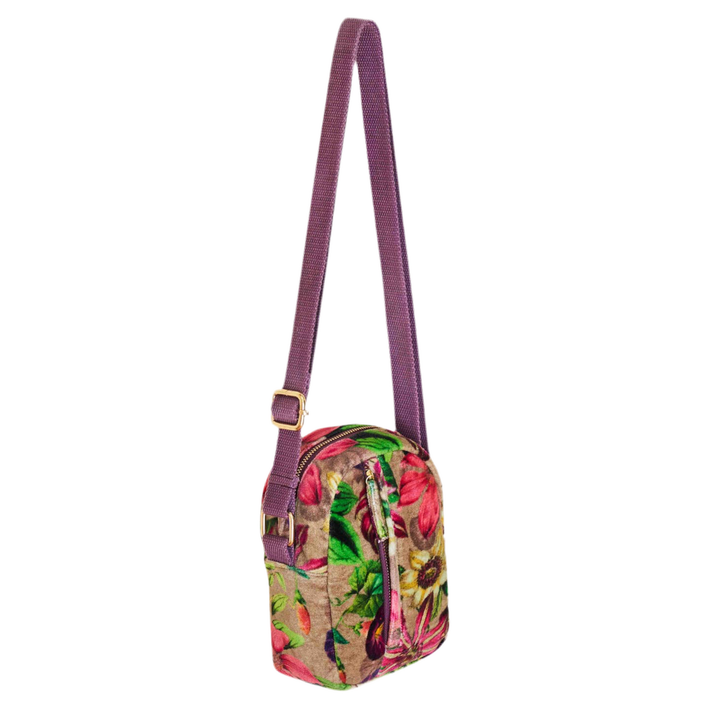 Botanicals Velvet Crossbody Bag