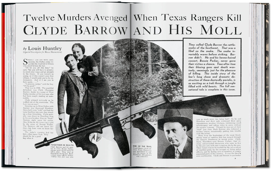 45th Anniversary: True Crime Detective Magazines. 1924–1969.