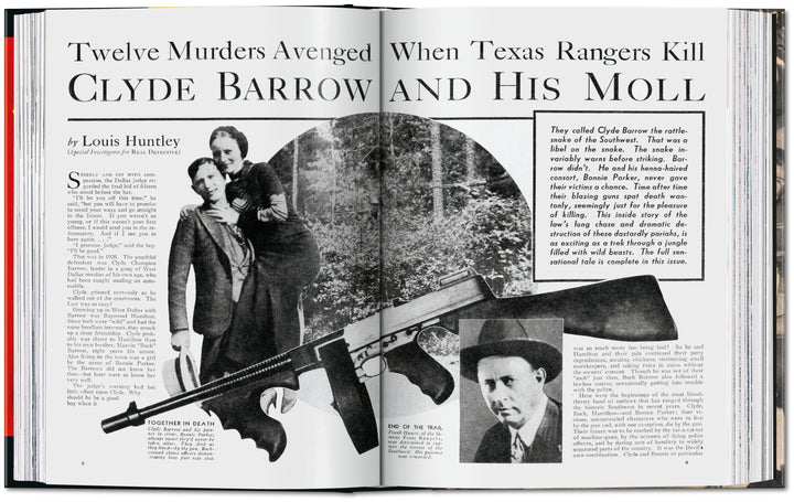 45th Anniversary: True Crime Detective Magazines. 1924–1969.