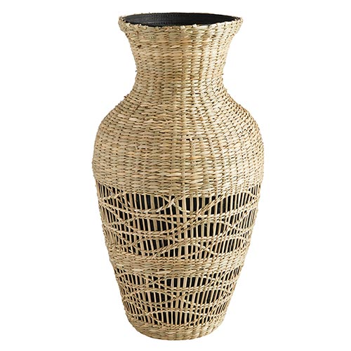 Woven Pattern Vase - Just Fabulous Palm Springs