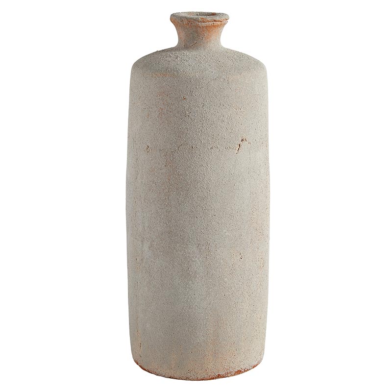 White Terracotta Vase - Large