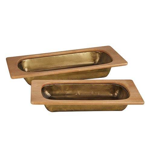 Iron & Rubber Tray Set