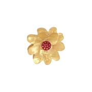 Daisy Claw Clip - Yellow