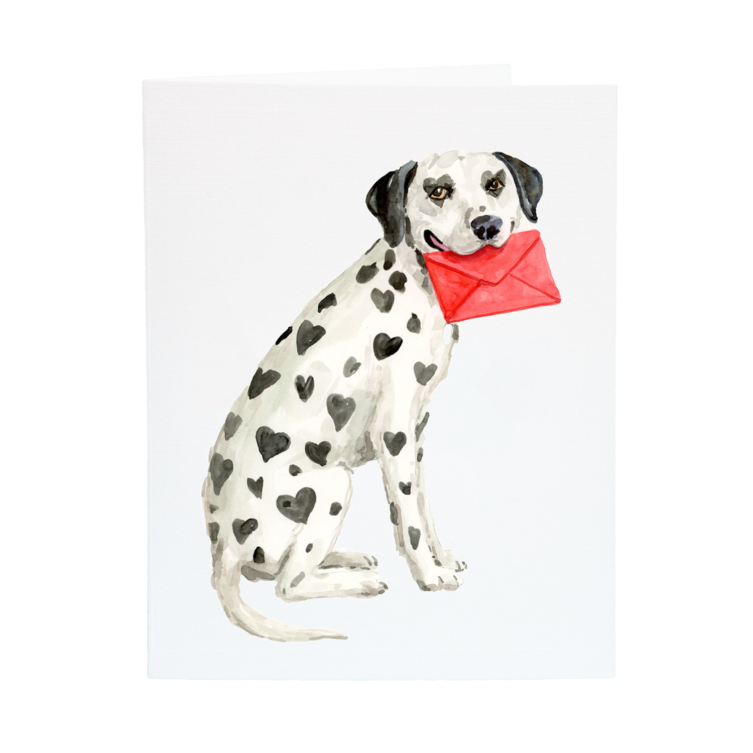 Heart Dalmatian Greeting Card - Just Fabulous Palm Springs
