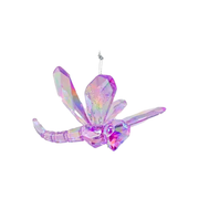 Colorful Dragonfly Ornament - Purple
