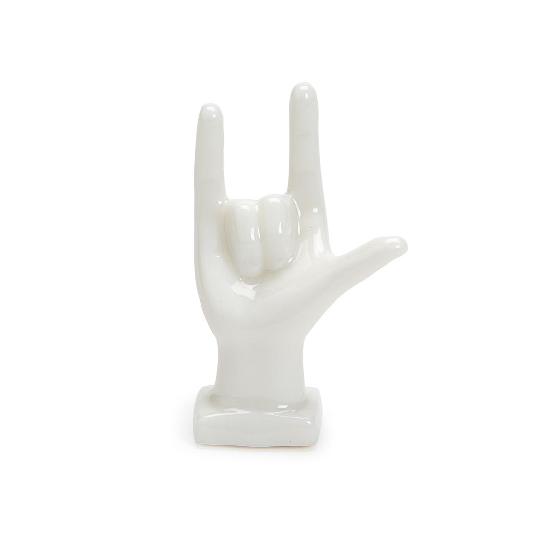 I Love Hand Gesture On Rectangle Base Matchbox - Just Fabulous Palm Springs