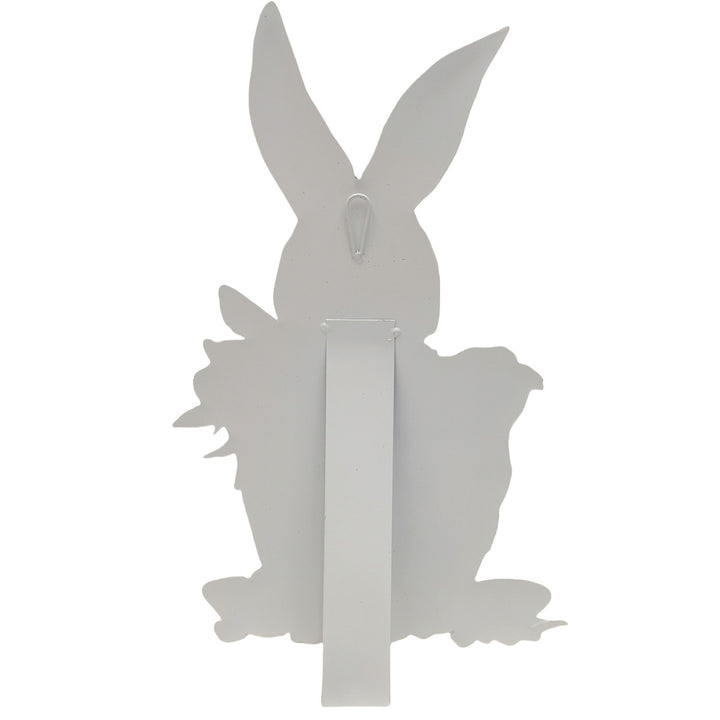 Cabbage Bunny Metal Easel