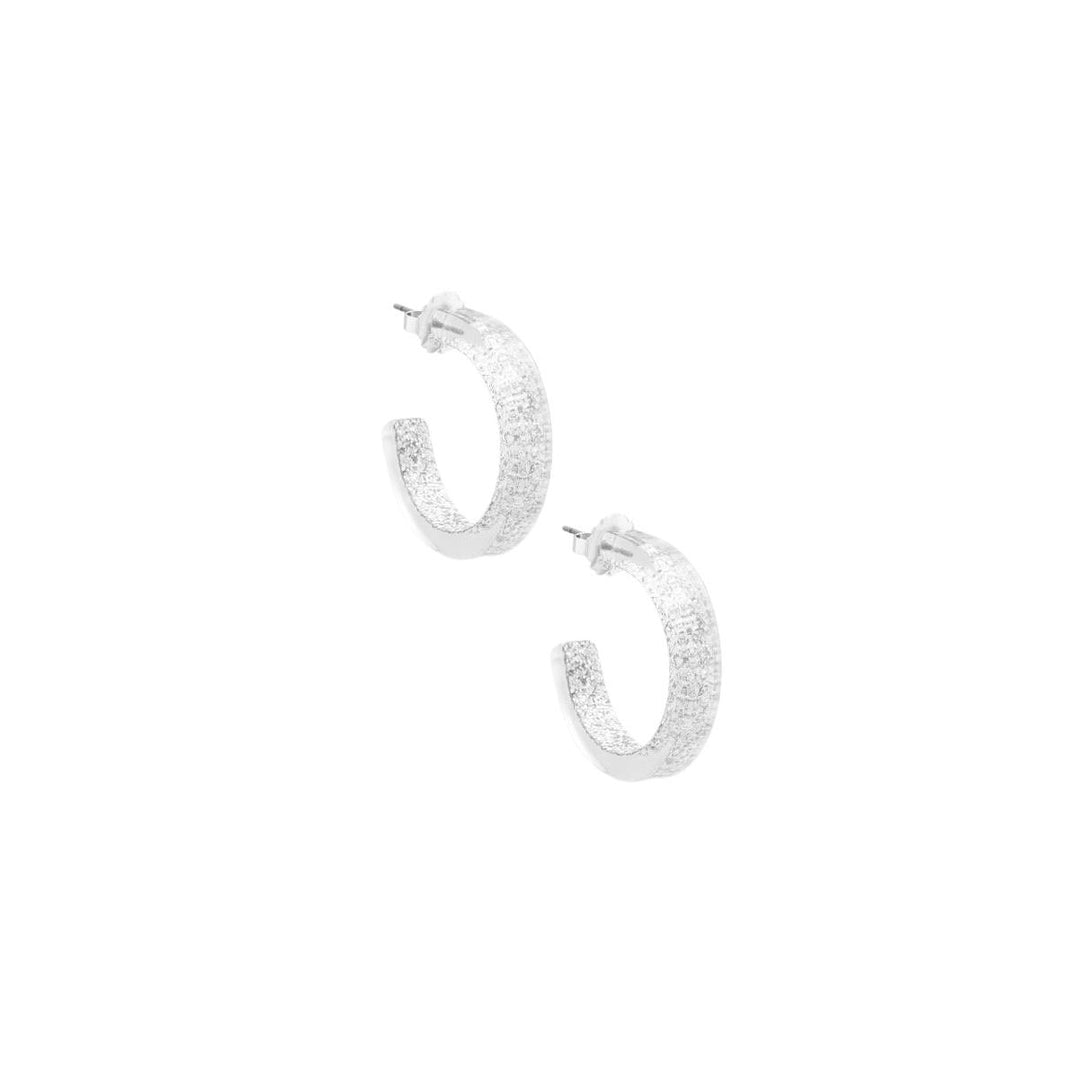 Daphne Hoop Earring - Silver