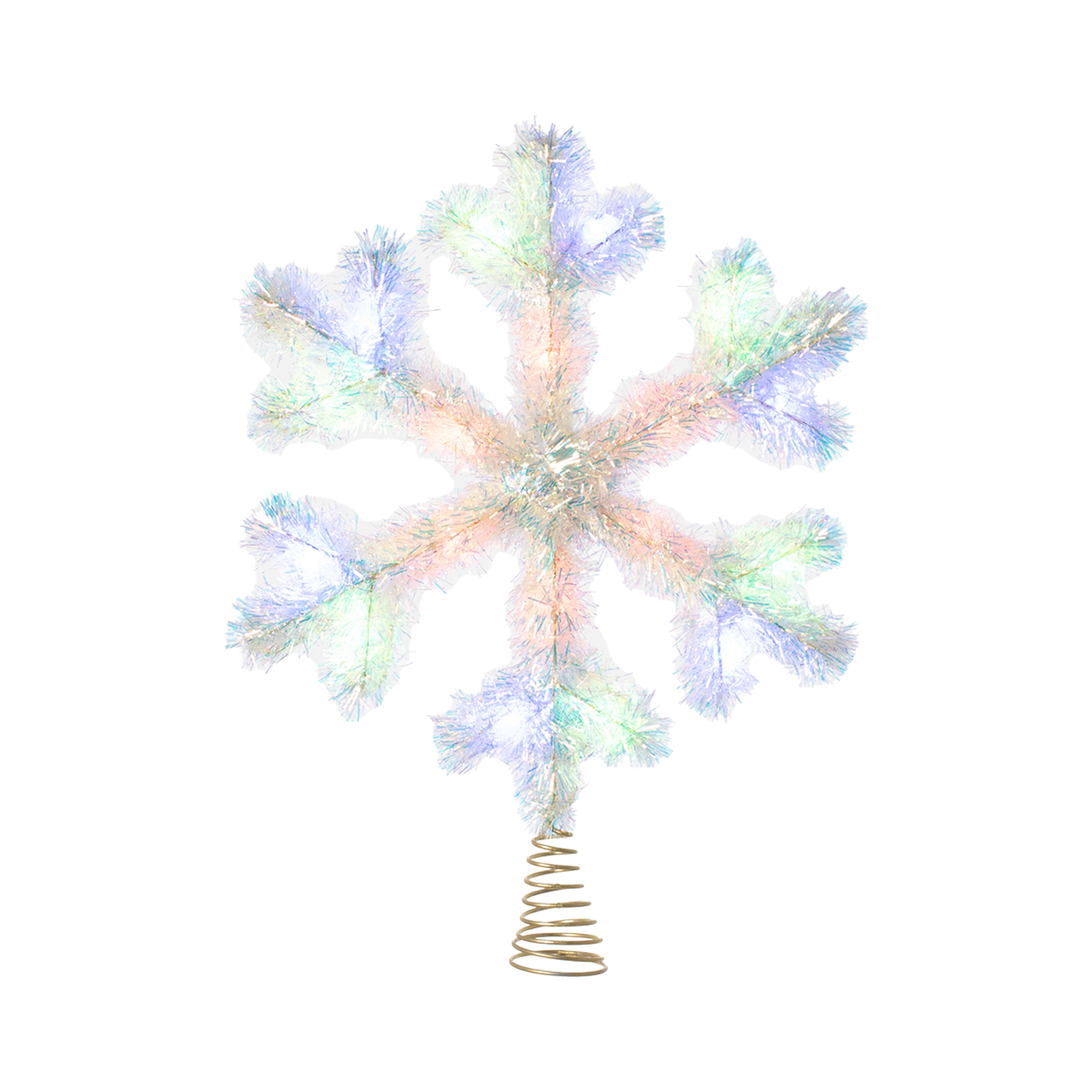 Lit Starburst Tree Topper - Snowflake