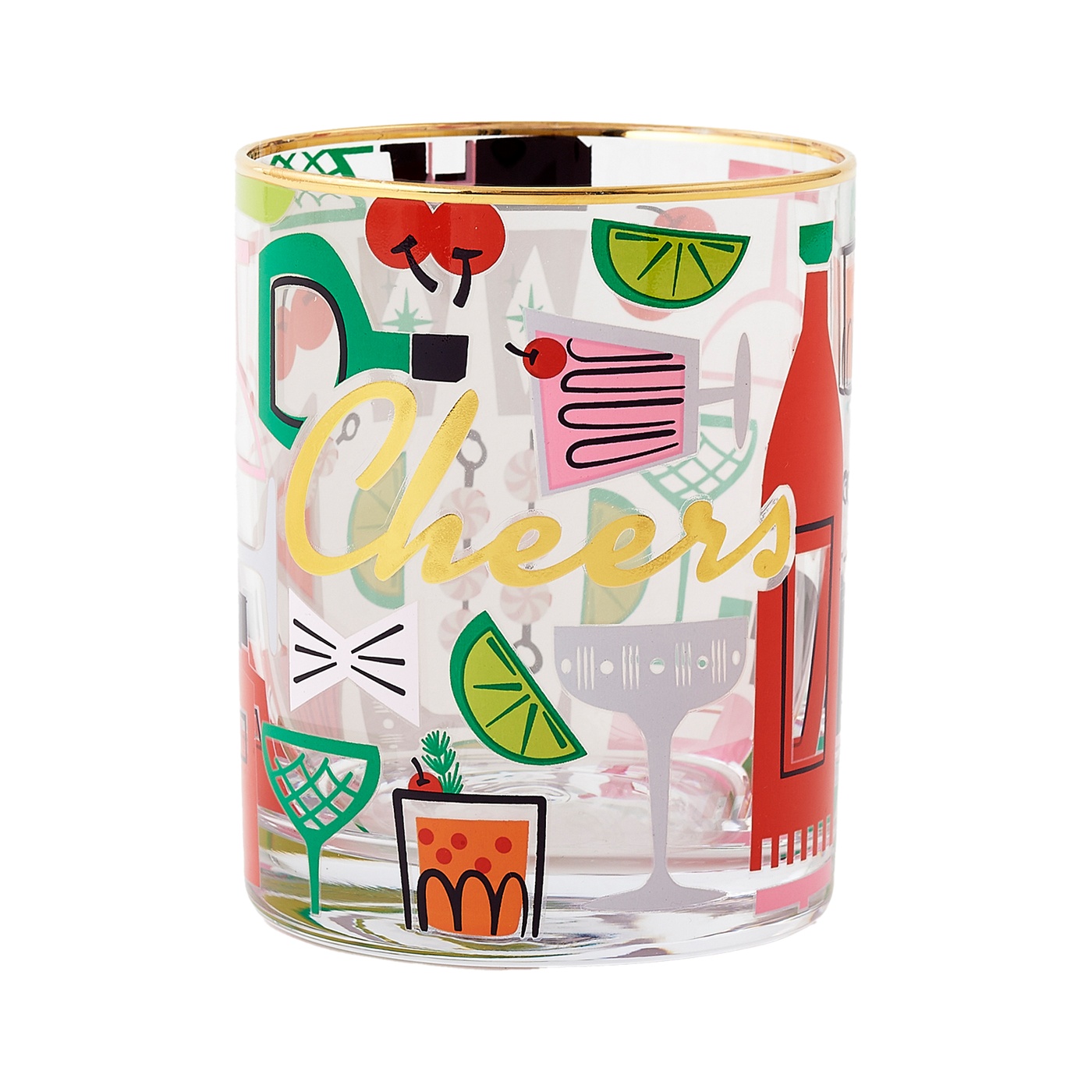 Holiday Cheers Glass