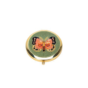 Bonny Butterfly Embroidered Compact Mirror