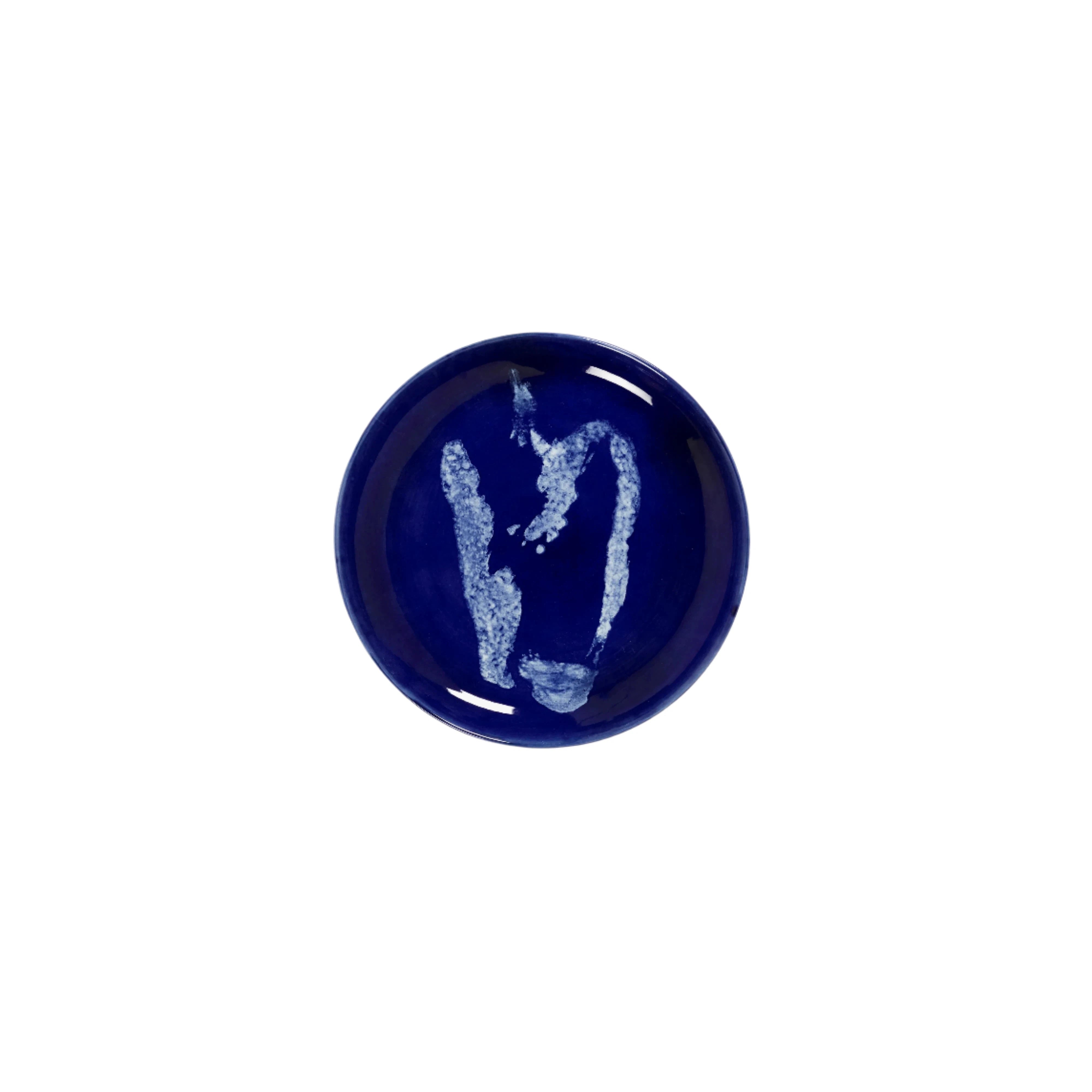 Feast Dark Blue + White Pepper Breakfast Plate