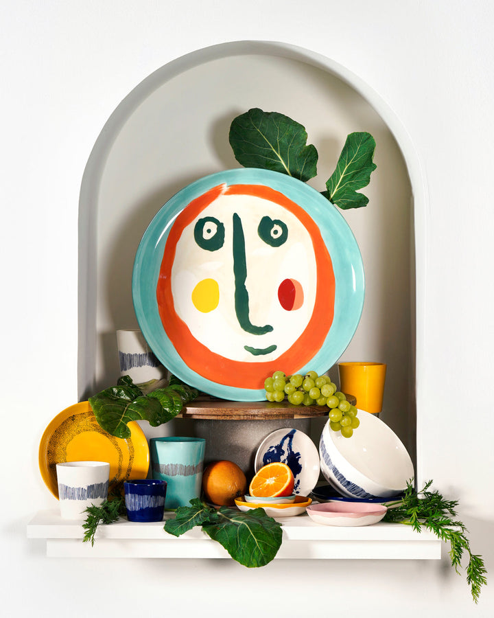 Feast Serving Plate With Face