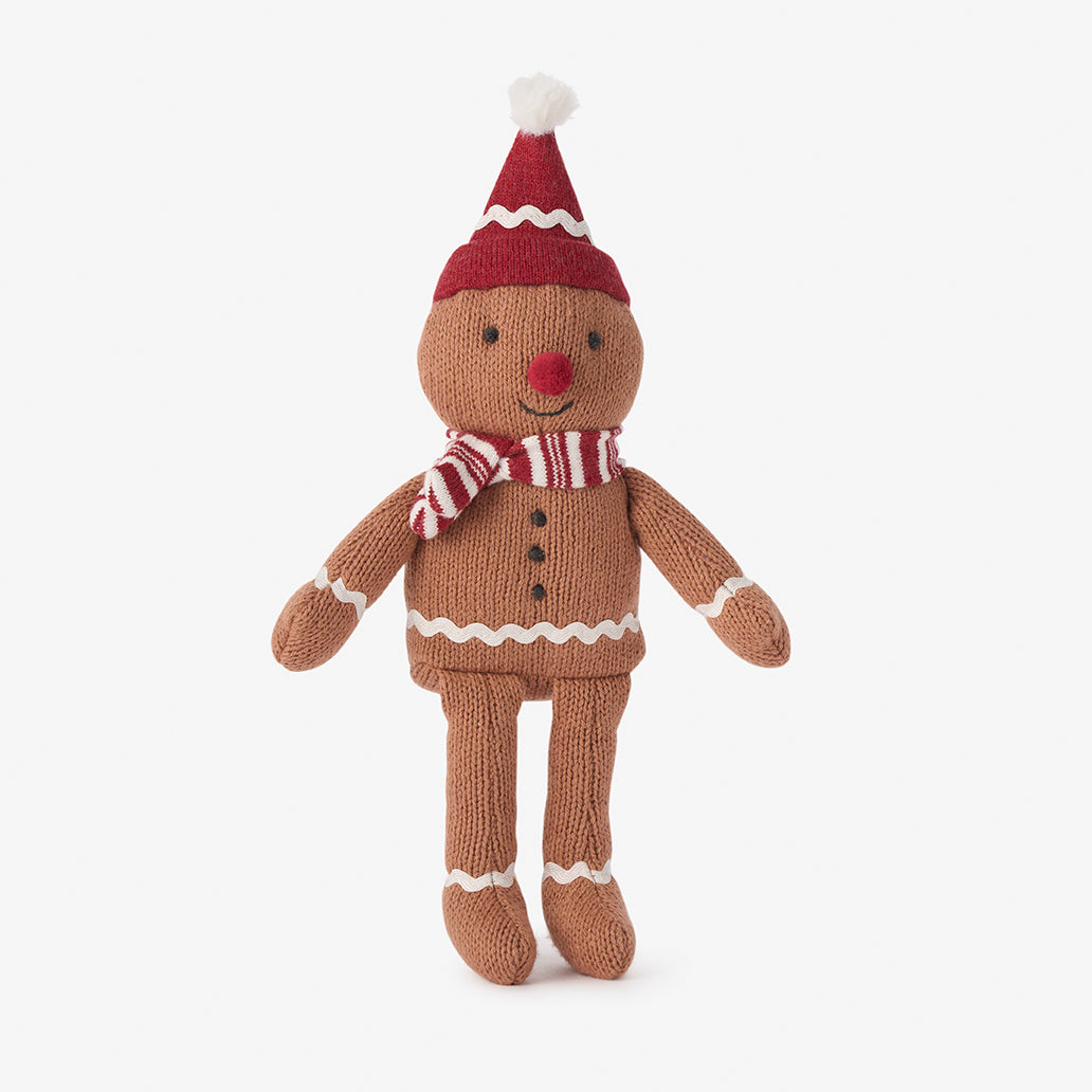 Jolly Gingerbread Knit Toy In Gift Box