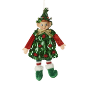 Elf Ornament - Green