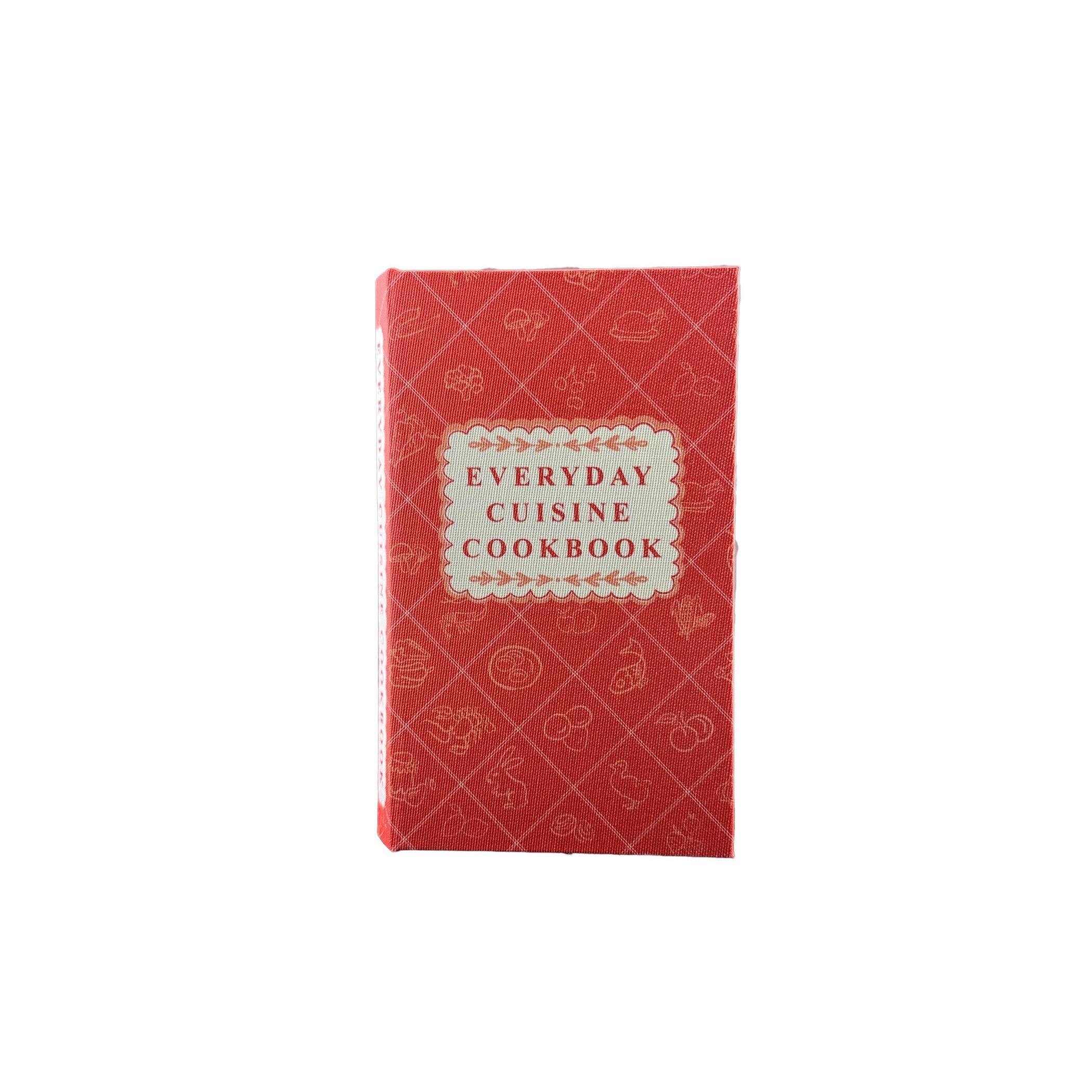 Decorative Book Shaped Storage Box - Everyday Cuisine Cookbook