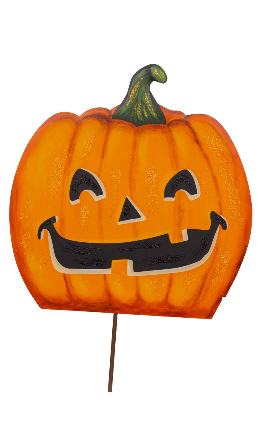 Jack O'Lantern Metal Sign - Wide