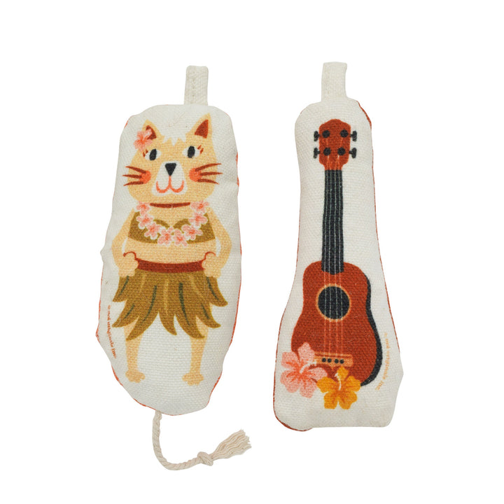 Hula Cat & Ukulele Cat Toy Set